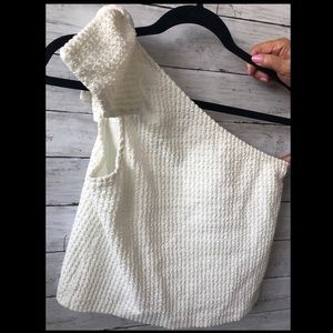 Club Monaco One Shoulder Top